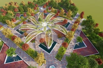 design landscape, site plan, courtyard ,backyard and garden