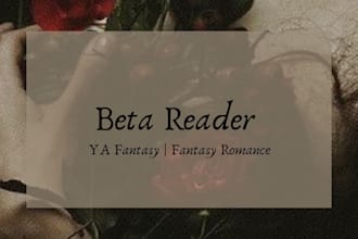 beta read your ya fantasy or fantasy romance manuscript