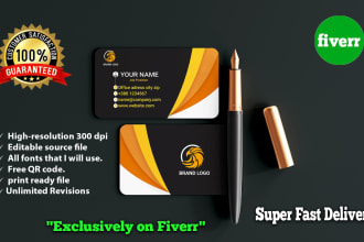 create luxury business card design