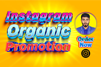do instagram organic promotion and marketing for fast instagram growth