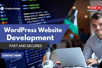 do wordpress website design or woocommerce website