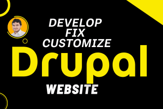 develop drupal website or fix and update, modules and themes