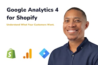 set up google analytics 4 for shopify so it makes sense