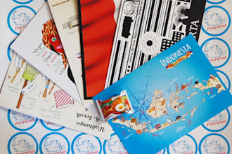 send Indonesia postcard to everywhere
