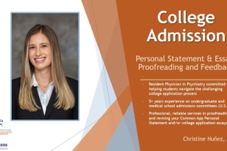 refine your college admission personal statement and essays