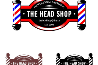 do elegant barber shop logo design with unlimited revision