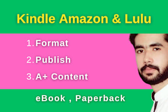 do kdp children book formatting, publishing, a plus content, book promo videos