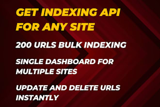 setup indexing api for wordpress or any site