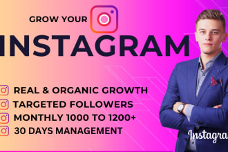 do instagram promotion and marketing to grow followers and engagement