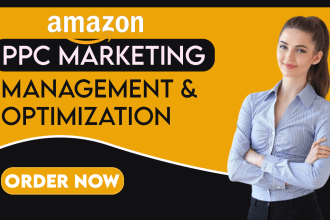 setup, optimize and manage your amazon PPC campaign ads to generate more sales