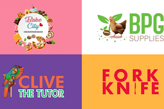 do extraordinary logo creation and beautiful touch up