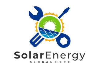 design a high quality solar logo with in very short time
