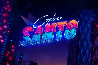 design futuristic, cyber punk chrome synthwave 80s logo, poster, cover