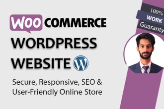 develop woocommerce online store in wordpress