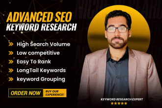 do profitable SEO keyword research and competitor analysis with content strategy