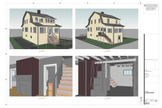 create an existing condition 3d model from point cloud, 2d cad or hand sketch