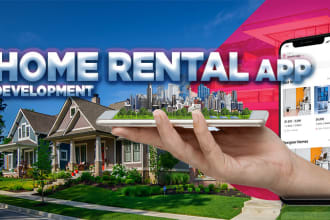 create home rental app, property listing, real estate website and app