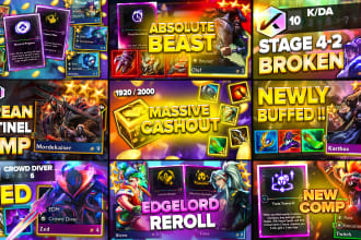 create tft teamfight tactics thumbnails eyecathing