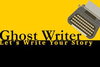 ghostwrite your romantic, horror, fiction, and erotic story