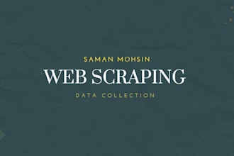 scrape data from websites