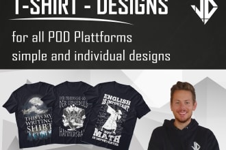 do designs for pod amazon merch on demand etc