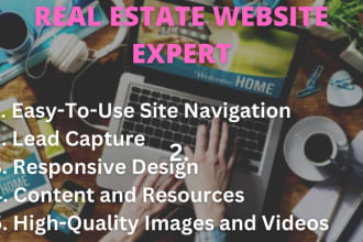 do custom real estate website
