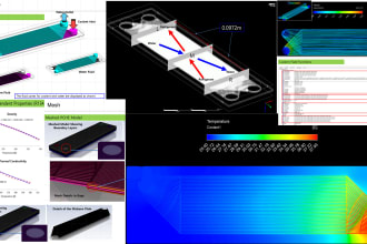 do a simulation of heat exchangers