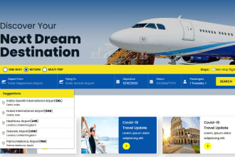 build b2c and b2b travel website with amadeus, travelport gds integration