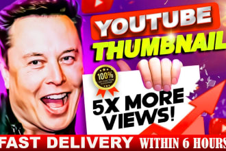 design attractive eye catchy clickbait youtube thumbnail design