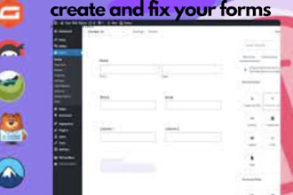 fix and create gravity form, wp form,contact form,ninja form