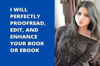 be your book editor and proofreader