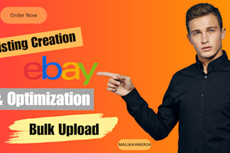 do ebay product listing, ebay SEO listing, ebay product lister