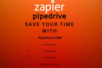 integrate your pipedrive using  zapier and integromat