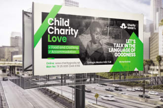 design billboard, signage design, yard sign and sign board for you