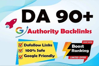 do 300 high da dr profile backlinks manually