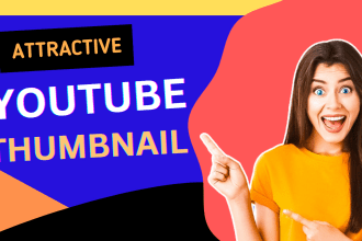 design attractive youtube thumbnail
