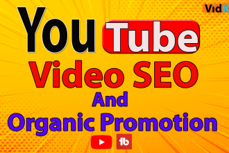 do best youtube video SEO and organic promotion
