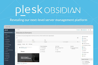 install and config plesk hosting panel for your domains