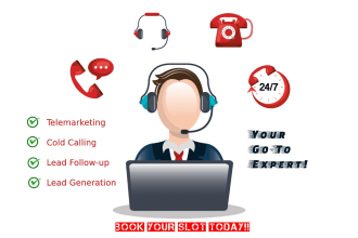 be your professional telemarketer and appointment setter