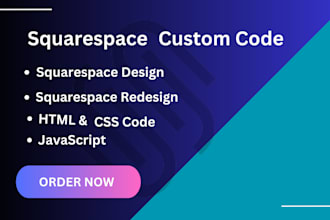 design, fix or add custom html, and CSS code to squarespace website