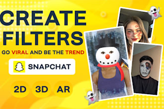 create a professional ar snapchat filter