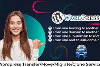 perfectly move, migrate, or transfer your wordpress website