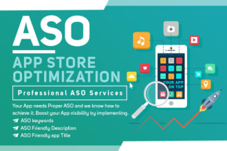 write aso friendly description for play store or app store