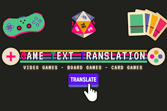 translate your games text into english or spanish