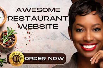 design or redesign your restaurant website food website restaurant
