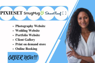 do pixieset website, client gallery, print on demand store, smugmug, shootproof