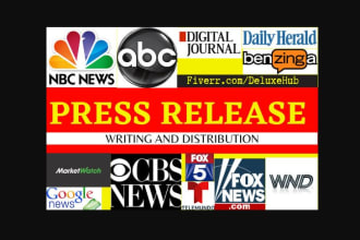 write you a compelling, fun to read press release using standard PR guide