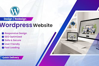 design or redesign wordpress website