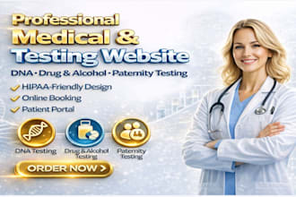 medical, clinic, healthcare dna testing drug, alcohol, paternity testing website
