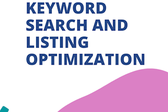 do keyword search competitor research product research for you
